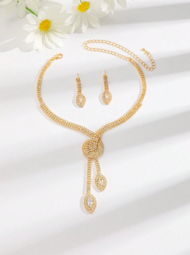 Élissia™ – Parure Fleur en Zircon