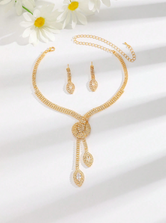 Élissia™ – Parure Fleur en Zircon